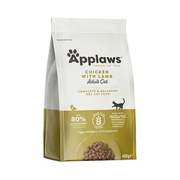 Сухий корм для котів Applaws Chicken with Lamb + пробіотик, 400 г
