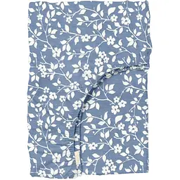 Простирадло Cosas на резинці 90х200 flowers, синій (FlowersWhiteBlue_90x200x20)