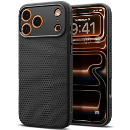Чехол Spigen Liquid Air для iPhone 17 Pro Matte Black (ACS10331) + защитное стекло