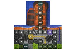 Конструктор блоковий QB300-104 "Block&Steps: Піратський корабель" + ходилка та меморі гра 3в1, 41дет. qbee - мініатюра 3