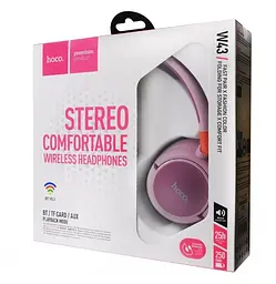 Навушники Bluetooth Hoco W43 Adventure BT headphones Purple - мініатюра 3