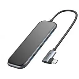 Концентратор Baseus Multi-functional Hub (Type-C to 4xUsb3.0+PD) темно сірий CAHub-EZ0G