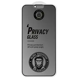 Захисне 2.5D скло Full Cover Anti-Peep Matte для Apple iPhone 13 Pro/13/14/16e/17e (6.1") Blueo teh0032009 - мініатюра 2