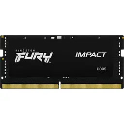 Модуль пам'яті для ноутбука SoDIMM DDR5 64GB (2x32GB) 5600 MHz FURY Impact Kingston Fury (ex.HyperX) (KF556S40IBK2-64) - мініатюра 3