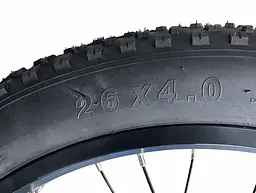 Електровелосипед Hammer Fatbike 26" (1000W 48V 21Ah) Чорно-червоний - мініатюра 7