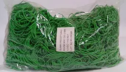 Банківські гумки, Plast, №30, зелені, 1,5 мм, діаметр 30 мм, 1 кг, для пакування та в'язання зелені