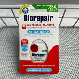 Зубна стрічка-флос Biorepair Позбавлення від чутливості з гідроксиапатитом та цинком РСА, 30 м - мініатюра 2