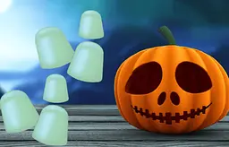 Жувальні цукерки Dots Ghost Halloween Assorted Flavors Gumdrops 170г - мініатюра 4