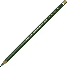 Олівець кольоровий "Koh-i-noor" №3800/61 Polycolor художній sap green/крушиново-зелений(12)
