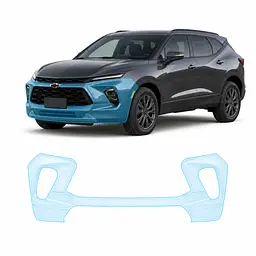 Антигравійна захисна бронеплівка за лекалами для Chevrolet Blazer III facelift 2023-2025 - передній бампер
