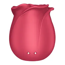 Вакуумний стимулятор клітора з вібрацією Satisfyer Pro 2 Classic Rose 7 см (червоний) - мініатюра 4