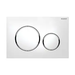 Клавіша змиву Geberit Sigma20 білий/хром, Білий 115.882.KJ.1