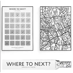 Скретч постер 1DEA.me "Where to next?" (TBWTN)