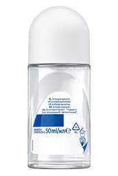 Антиперспірант Nivea Black & White Invisible Authentic Antiperspirant Roll-On 50 мл - мініатюра 3