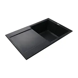 Гранітна мийка Globus Lux Komo графiт 790x500мм-А0001 000006137, Графит - мініатюра 3