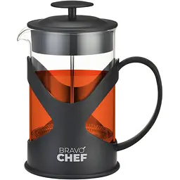 Френч-прес Bravo Chef L'Appetit 600 мл чорний (BC-7302-600) - мініатюра 4