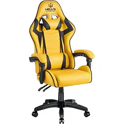 Комп'ютерне крісло Hell's HC-1007 Yellow - мініатюра 2