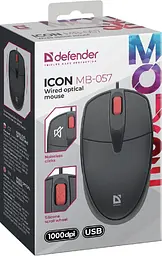 Миша Defender Icon MB-057 чорний (52057) (7125993) - мініатюра 4