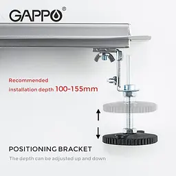 Душовий канал Gappo G89007-1, 70х900 мм нержавіюча сталь - мініатюра 6