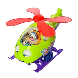 Дитяча каталка на палиці "Вертоліт" Bambi 0302(Green) зелена