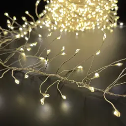 Гірлянда ColorWay Кластер LED 200 6 м 8 функцій Мідна струна Теплий колір 220 V (CW-G-200L6VC) - мініатюра 4