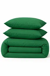 Наволочка Ecotton 50х70 см фланель із бавовни Green зеленого кольору (25538) - мініатюра 3