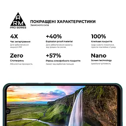 Захисне скло на ZTE Blade A51 Lite з олеофобним покриттям, Pro, повне проклеювання, антистатичний і пиловідштовхуючий шар, 9H, самоклеючеся, 2.5D, на весь екран, антистатичний клей, ArmorStandart (ARM61016) - мініатюра 5