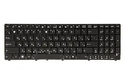 Клавiатура для ноутбука ASUS K50, K50A, K50I чoрний, чoрний фрейм