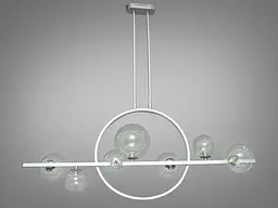 Люстра стельова LED Diasha 1003-7HR Loft, модель на 7 плафонів, G9, висота 94 см, для кухні та їдальні