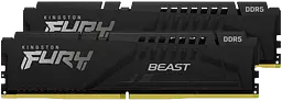 Оперативна пам'ять Kingston 64GB (32GBx2) DDR5 6000Mhz FURY Beast (KF560C30BBEK2-64)