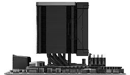 Кулер для процесора Deepcool AK500 Zero Dark, Black, алюміній/мідь, 1x120 мм PWM, для Intel 115x/1200/1700/2011/2066, AMD AM4/AM5 (R-AK500-BKNNMT-G-1) - мініатюра 4