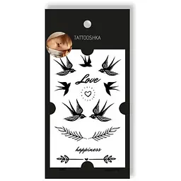 Тату Tattooshka Ластівки Love L-16 (5805800012797) shop (5805800012797)