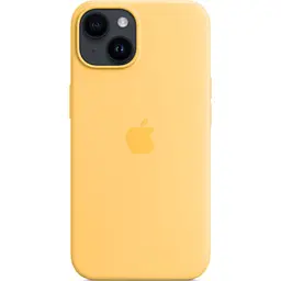 Чохол Silicone Case with MagSafe для Apple iPhone 14 Sunglow ААА [77424] - мініатюра 2
