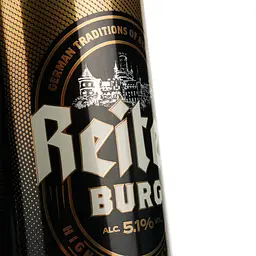 Пиво Reiter Burg Lager Beer світле 5.1% 0.568 л з/б - мініатюра 4