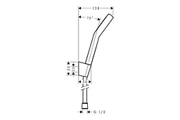 Душовий гарнітур Hansgrohe Activera Select S 2jet EcoSmart з тримачем та шлангом 1,25 м chrome 28052000 - мініатюра 3
