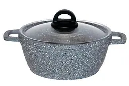 Каструля Біол Granite Grey К206РС 20 см 2 л сіра