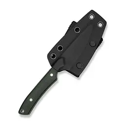 Ніж фіксований кишеньковий Civivi High Grass Field Knife (7,4 см) 14C28N / Micarta зелений з чохлом - мініатюра 9