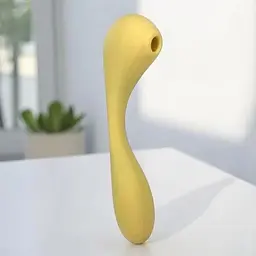 Вакуумний стимулятор Magic Motion Bobi Yellow - мініатюра 2