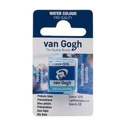 Фарба акварельна Van Gogh (570) Синій ФЦ кювета Royal Talens (8712079419394)
