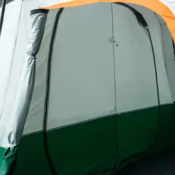 Намет кемпінговий Lugi на 4-6 осіб 330x210x180 см з тентом зелений палатка велика туристична для походів відпочинку рибалки SJ-0115GR - мініатюра 3