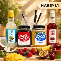 Бокси Bubble Tea для коктелів - Розмір L1 - мініатюра 2