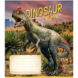 Зошит загальний Школярик Jurassic world у лінію 18 аркушів 25 шт. (018-3310L) - мініатюра 4