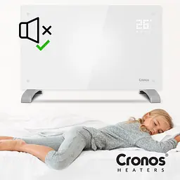 Конвекторний обігрівач Cronos Heaters 2в1 2000W Wi-Fi White - мініатюра 7