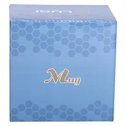 Чашка порцелянова 400 мл зі сріблястою ручкою, білий Liling Rongxiang Ceramic RX-N231315BE - мініатюра 15