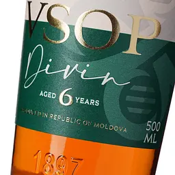 Дівін Kvint VSOP 6 років 40% 0.5 л - мініатюра 5