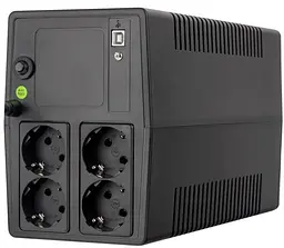 Джерело безперебійного живлення ProLogix 1000 ВА / 600 Вт / 7 А*ч (PLPU1000VA4LED) - мініатюра 5