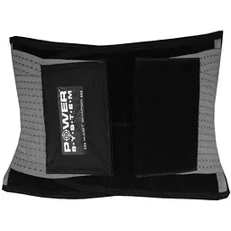 Пояс-корсет для підтримки спини "Waist Shaper" Power System 6031GR-3 Grey, S/M