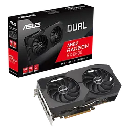 Відеокарта AMD Radeon RX 6600 8GB Asus Dual V2 (DUAL-RX6600-8G-V2) Б/В - мініатюра 2