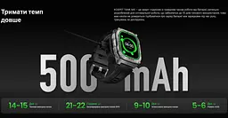 Смарт-годинник тактичний Kospet Tank M4 Black (KTM0004B) - мініатюра 6