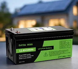 Акумулятор LiFePO4 200Ah 12.8V (літій-залізо-фосфатний, BMS) - мініатюра 2